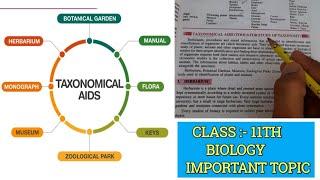 Taxonomic Aids|Tools For Study Of Taxonomy|