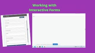 A2019 | Working with Interactive Forms | Automation Anywhere