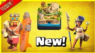 New Summer King skin  ‍️ Summer Champion skin    Summer scenery   Clash of Clans