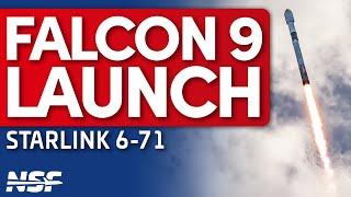 SpaceX Falcon 9 Launches Starlink 6-71