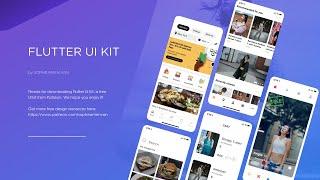 Flutter UI Kit - UberEats Clone - E-commerce - Tinder Clone Demo