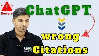 ChatGPT Provides Inaccurate Citations and References II ChatGPT in Research II My Research Support