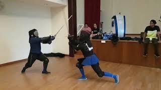 Slowmotion Longsword False Edge parry to Arm cut