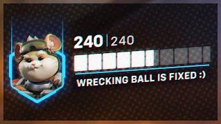 Wrecking Ball Can Permanently Lose Health [PATCHED]
