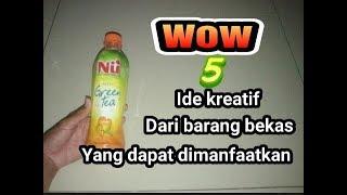 Wow!! 5 Ide kreatif dari barang bekas sampah yang berguna untuk di manfaatkan kembali