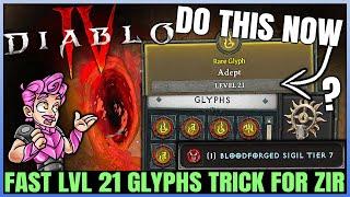 Diablo 4 - Do THIS Now - Fast Level 21 Glyphs - Best Glyph XP Farm Guide For Easy Abattoir of Zir!