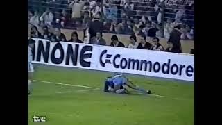 LA ACTUACIÓN.   Jean Marie Pfaff vs Real Madrid C.F.  Copa de Europa Vuelta Semifinal 1986-87.