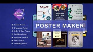 How to use Poster Maker, Flyer Maker, Banner Maker, Graphic Design, Ad maker,  Poster Maker | Free