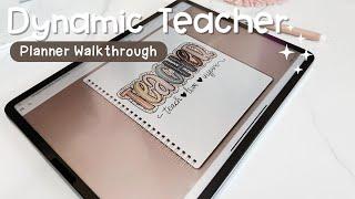 Dynamic Digital Teacher Planner | Planner Walkthrough