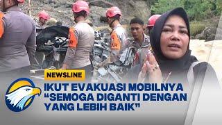 Pemilik Saksikan Evakuasi Bangkai Mobinya Akibat Banjir Sukabumi