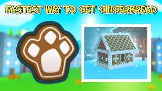 FASTEST WAY TO GET GINGERBREAD - Pet simulator X