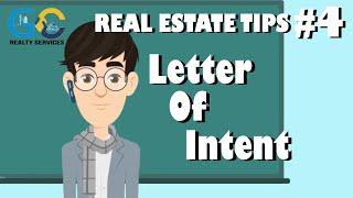 Is it important to have a letter of intent to purchase before buying a property?
