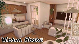 Roblox l Tiny Home With Warm Colors Casa Pequeña Con Colores Calidos | Speed Build | Adopt Me