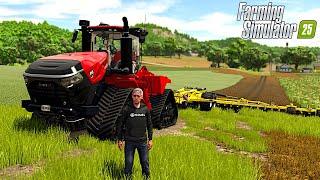 I Made the BIGGEST FIELD POSSIBLE on Riverbend Springs | Farming Simulator 25