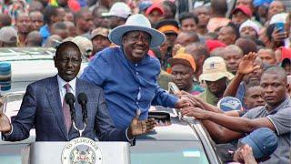 LIVE BREAKING! RAILA AND RUTO GRAND RALLY AT KICC AFTER GRAND ANNOUCEMENT