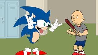 Classic Caillou Tries To Kill Sonic/Grounded