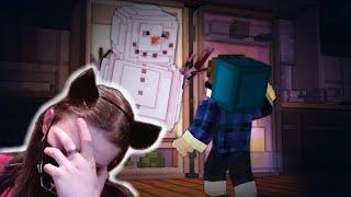 ОЧЕНЬ СТРАННЫЙ СНЕГОВИК - Страшилки Minecraft / РЕАКЦИЯ НА ЛИНЧА