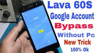 Lava Z60S FRP Bypass / Google Account bypass Without Pc 100% Ok New Trick