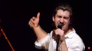 alex turner acting out the words to songs