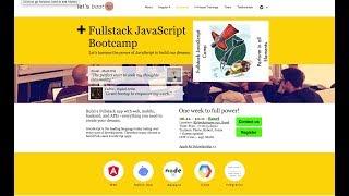 Join us at our FullStack Javascript Bootcamp in Basel