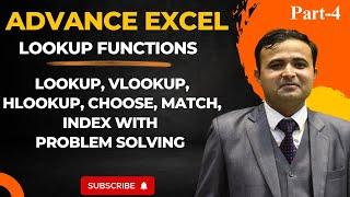 MS-Excel Formula || Lookup || Vlookup || Hlookup || Choose || Match || Index || Sachin Sirohi