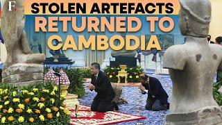 Cambodia Holds Welcome Ceremony as Looted Centuries-old Statues Make Return | FPNews