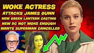 WOW! Brie Larson ATTACKS James Gunn For Hiring WHITE MALES In DCEU and No Woke Actors!