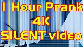 1 Hour Prank Cracked Screen Background SILENT 4K UHD video