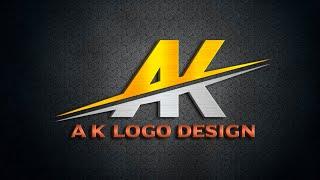 Logo Design - A K Professional Logo Design How To Make On Pixellab By Shiva Logo