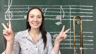 MAJOR SCALES TO THE 5TH! // Play Along Trombone Lesson // Major Scale Warm Up Exercise in 3 Octaves