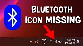 How to Fix Bluetooth icon Missing on Windows 11 Taskbar
