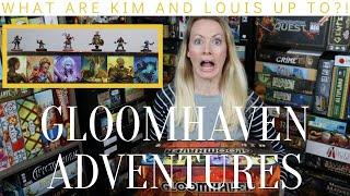 CHECK OUT KIM'S GLOOMHAVEN CAMPAIGN! Character Dynamic, Retirement, Miniatures, Scenarios AND MORE!