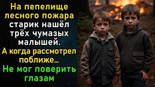 Мать оставила малышей в центре пожара. Когда их нашёл лесник, то оцепенел от увиденного