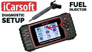 iCarsoft Fuel Injector Diagnostic Setup