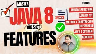  Java 8 new features in one shot | Hindi