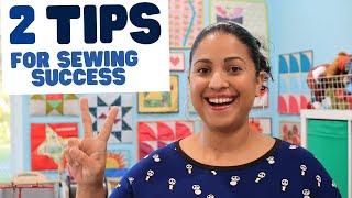 2 Simple Tips to Improve your Sewing Skills Today!
