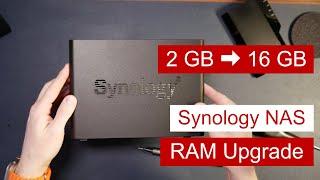 Synology NAS RAM Upgrade (am Beispiel einer DiskStation DS218+)