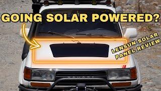 Is This the Best Solar Panel Kit? Lensun Hood Mounted Review