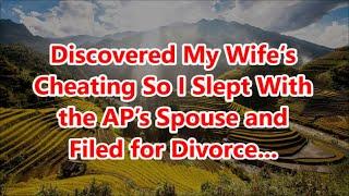 Discovered My Wife‘s Cheating So I Slept With the AP’s Spouse and Filed for Divorce...