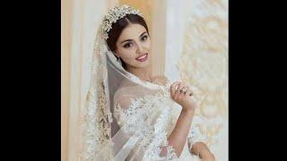 Hande Erçel in wedding dress