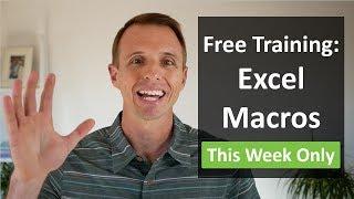 Free Webinar: How to use Macros & VBA to Automate Excel
