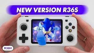 New Handheld R36H Budget Retro Video Game Console REVIEW AND UNBOXING