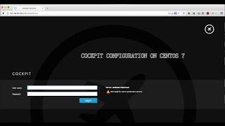 cockpit configuration on centos 7/rhel 7