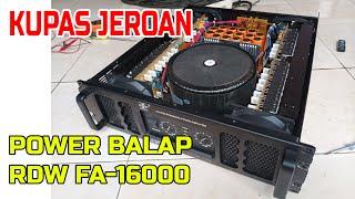 BONGKAR JEROAN POWER BALAP RDW FA-16000