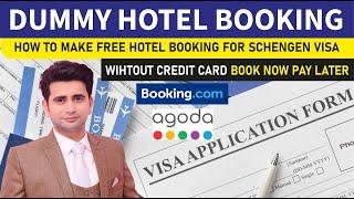 Hotel Booking | How to Book Hotel without Credit Card | Free Hotel For Schengen Visa