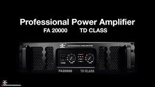 RDW PROFESSIONAL POWER AMPLIFIER " FA20000 " WITH OVERCURRENT PROTECTION !!!