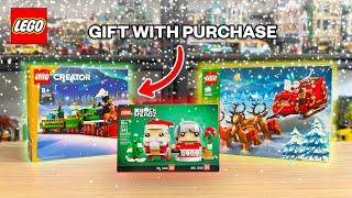 Building LEGO Christmas Sets 2024