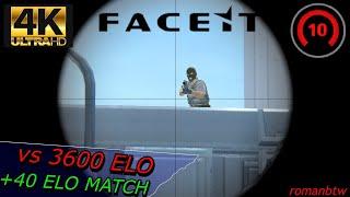 Against Major Finalists +40 ELO Nuke Match FACEIT LVL 10 3600 ELO CS2