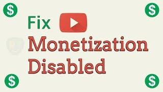 How To Fix Monetization Disabled