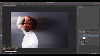 Motion blur effect in Photoshop